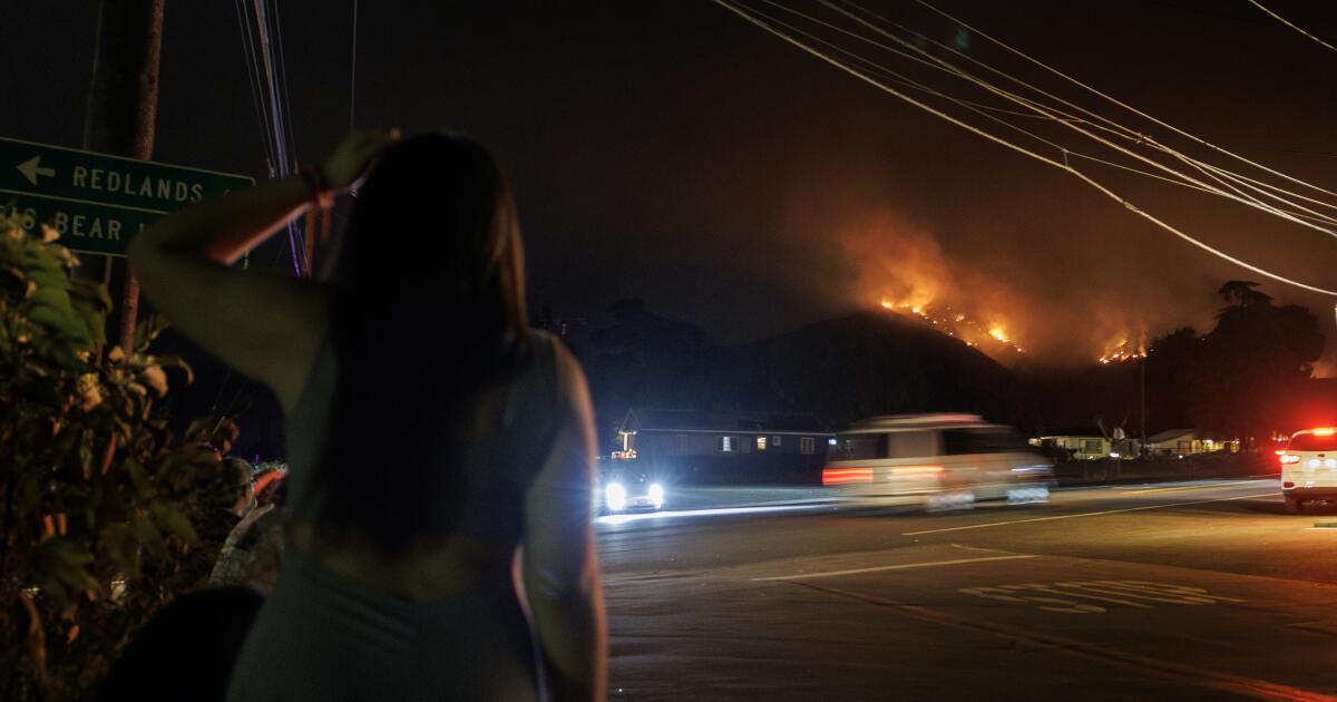 Line fire flareup forces residents to flee; over 40,000 acres burned