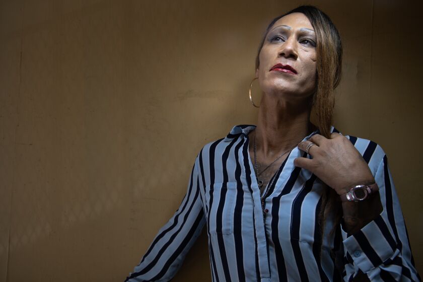 Jasmine Jones stands for a portrait at the Transgender Gender-Variant & Intersex Justice Project 
