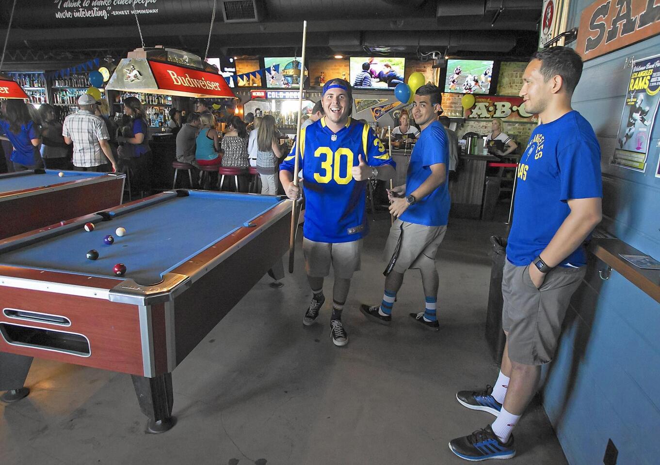 Photo Gallery: Fans party in Newport to welcome back the Rams