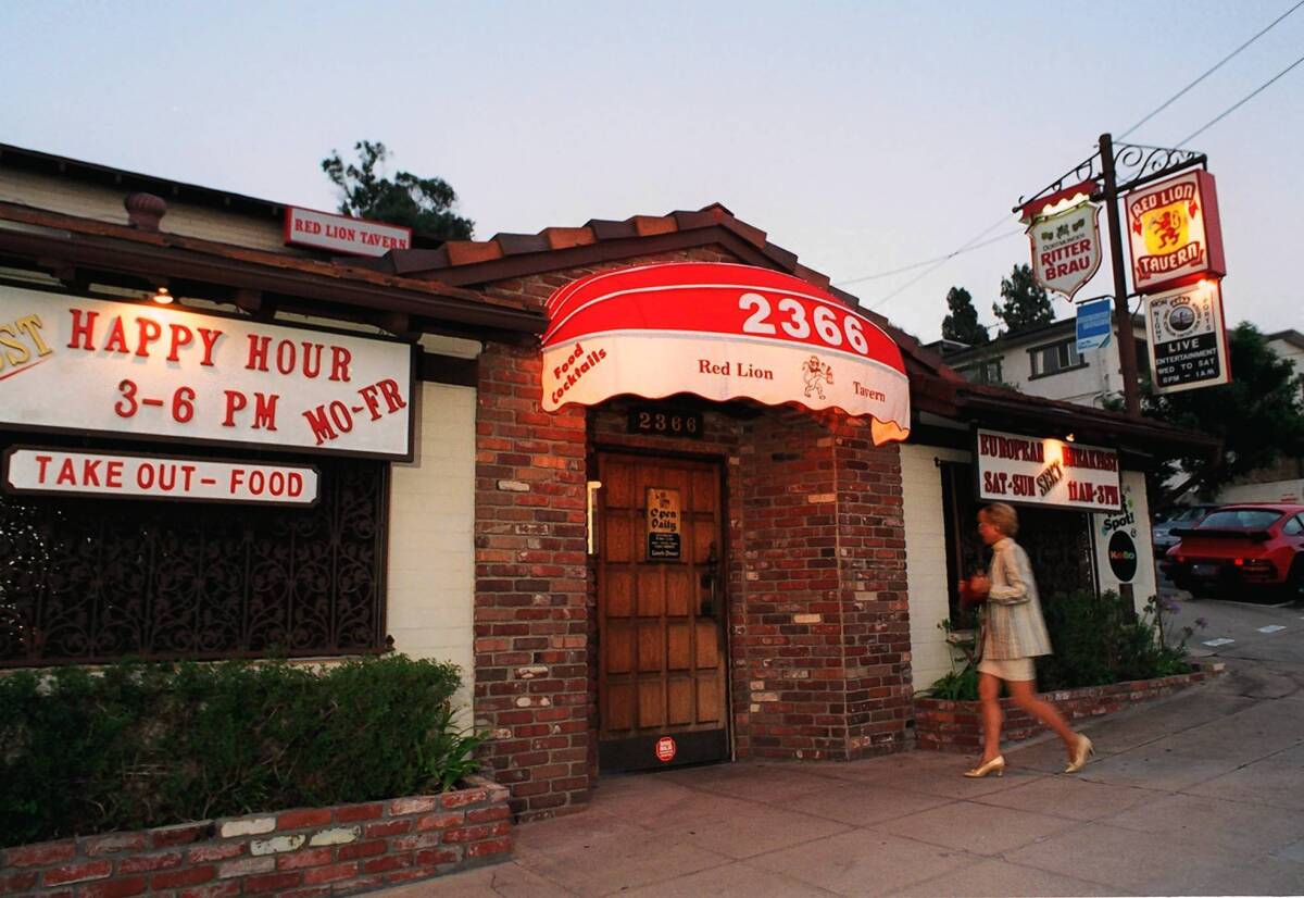 Red Lion Tavern, where German food and beer is served, is located at 2366 Glendale Blvd. in Silver Lake.