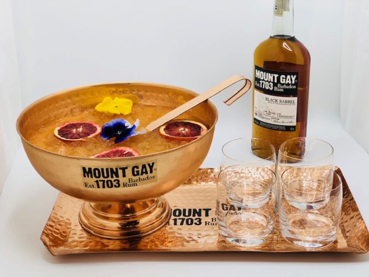 Mount Gay produces a range of column- and pot-still rums, including the top-end 1703 bottling.