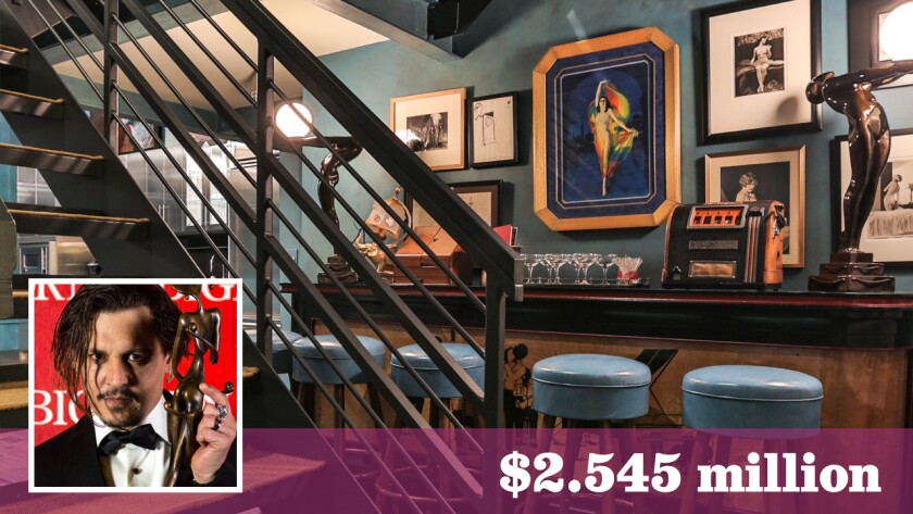 Actor-musician-producer Johnny Depp has sold one of his five penthouses at the Eastern Columbia Building in downtown Los Angeles for $2.545 million.