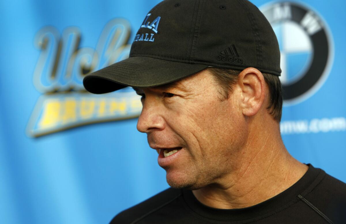Jim Mora was among the names suggested as a possible candidate to replace Mack Brown at Texas, but the UCLA coach says he's committed to the Bruins.