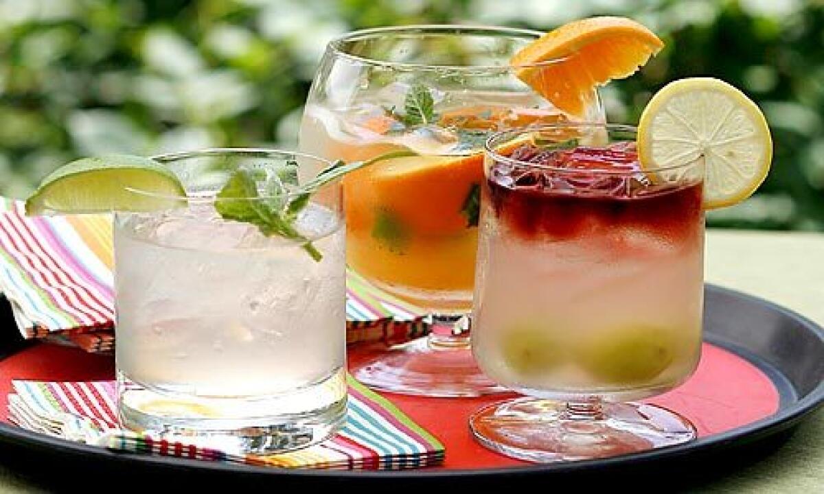 TAKE A TRIP DOWN SOUTH: Variations on classic South American cocktails such as pisco sours (a frothy citrus cocktail) and caipirinhas (a potent Brazilian specialty) are appearing on cocktail menus all over town, and they're a cinch to make at home for a crowd.