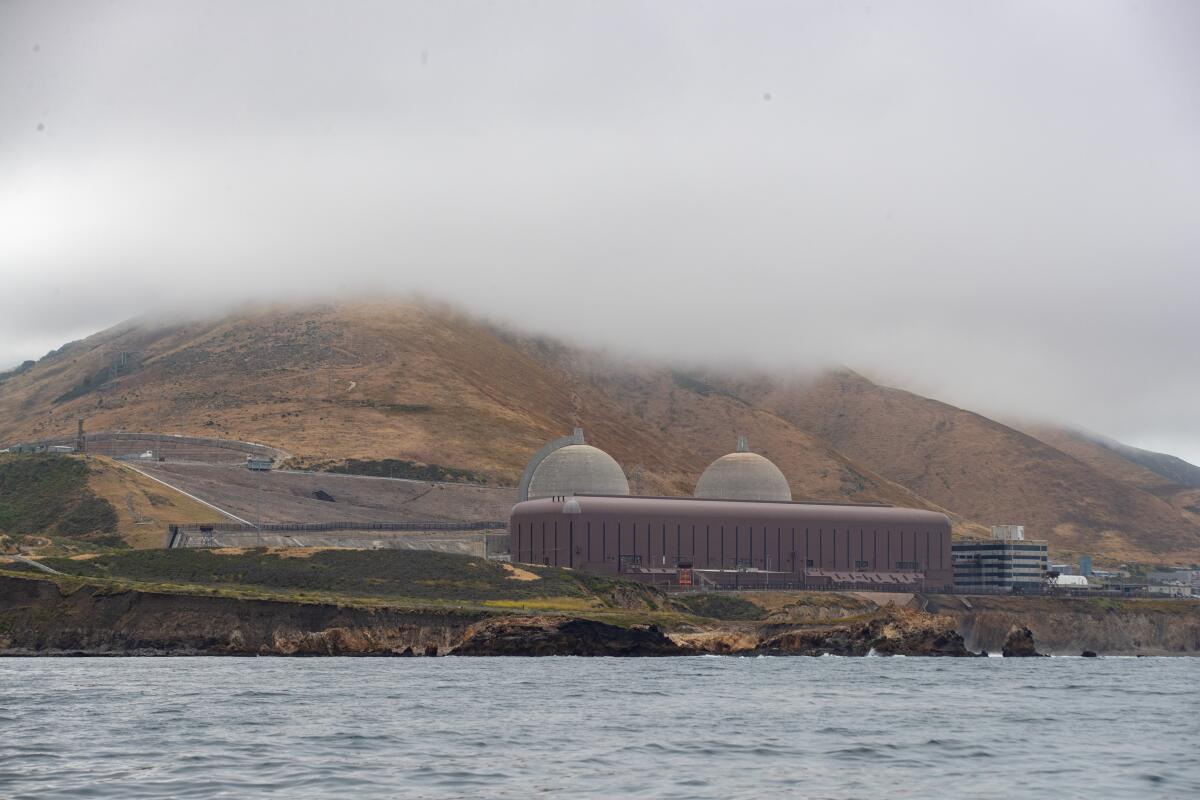 Fog hangs over the Diablo Canyon nuclear plant on June 26.