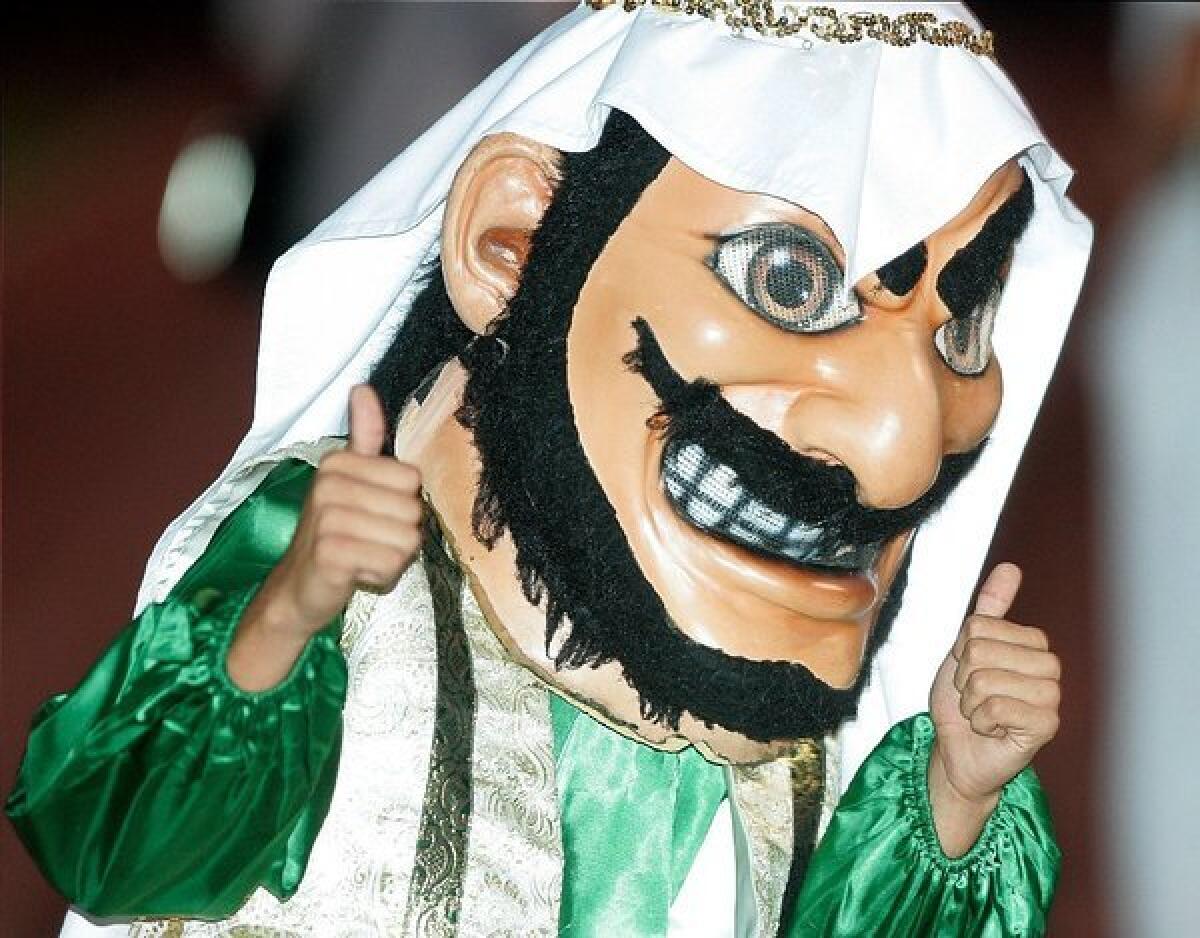At Coachella Valley High School, the mascot is the Arab.