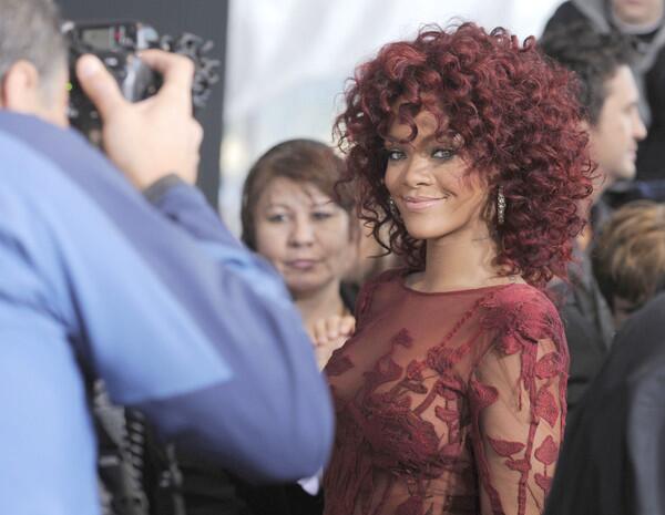 Rihanna arrives for show