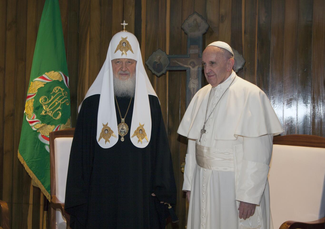 Pope Francis and Patriarch Kirill