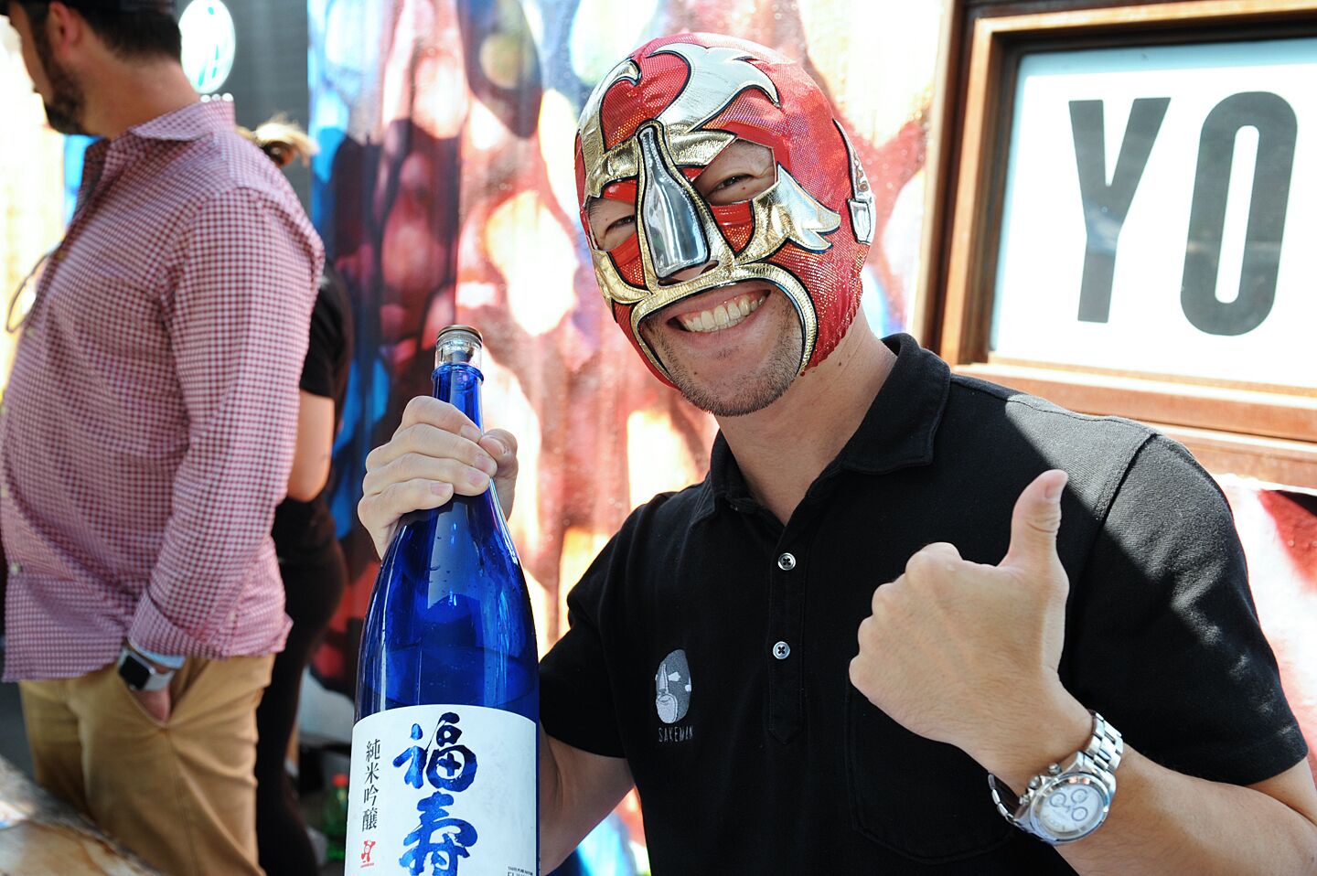 Sake-lovers toasted their good fortune at the San Diego Sake Festival at Quaryard in East Village on Sunday, Sept. 29, 2019.