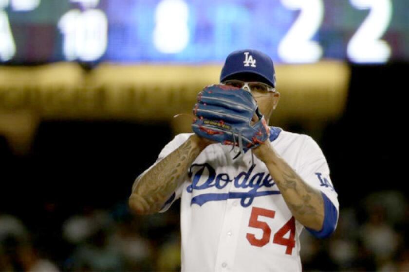 Reliever Ronald Belisario became a free agent Monday after four seasons with the Dodgers.