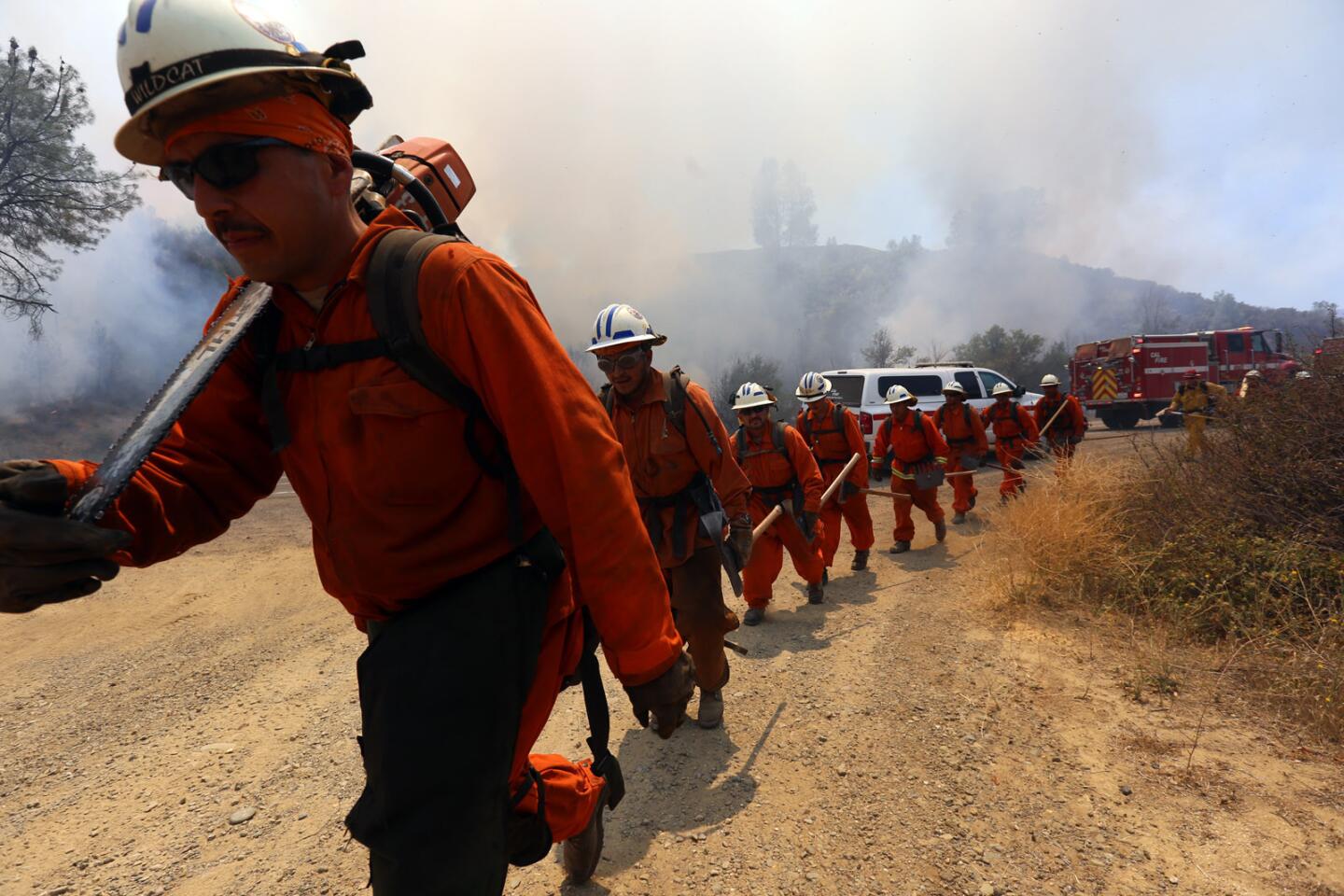 Rocky fire in Northern California