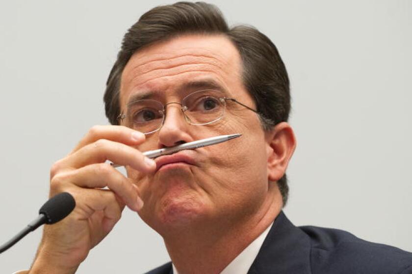 On September 24, Comedy Central funnyman Stephen Colbert raised some eyebrows on Capitol Hill, when he testified to the Subcommittee on Immigration as his character from the 'Colbert Report'. Colbert was criticized during testimony for cracking jokes and not taking the questions seriously.