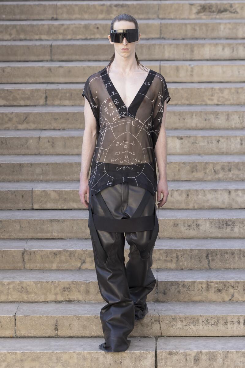 Picture July 2025 PFW Accessories Rick Owens Men SS26