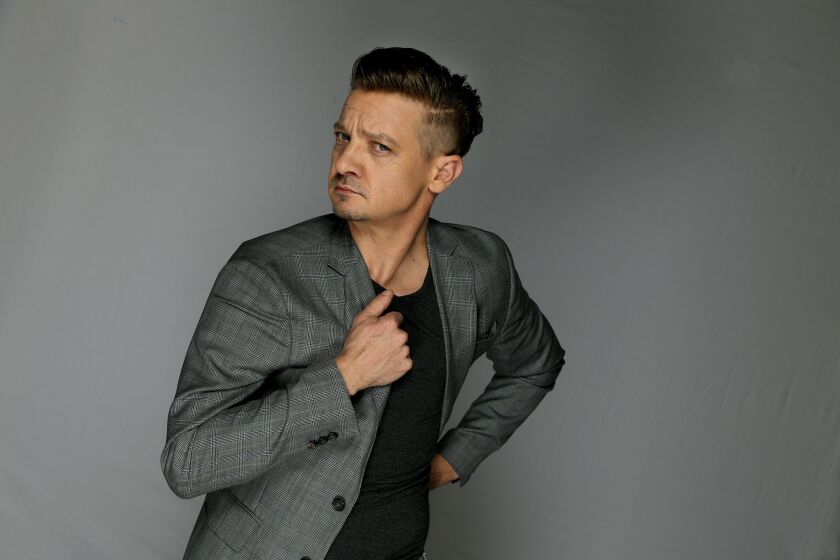 Jeremy Renner from "Wind River."