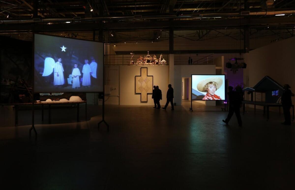 Incorrect information on MOCA via Google searches has caused some to visit on days when the museum is closed. Pictured here: A section of the big retrospective on L.A. artist Mike Kelley.