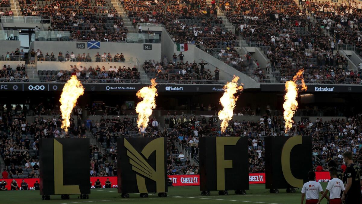 Banc of California Stadium is the site for LAFC's game against Japanese club Vissel Kobe on Thursday at 7 p.m.