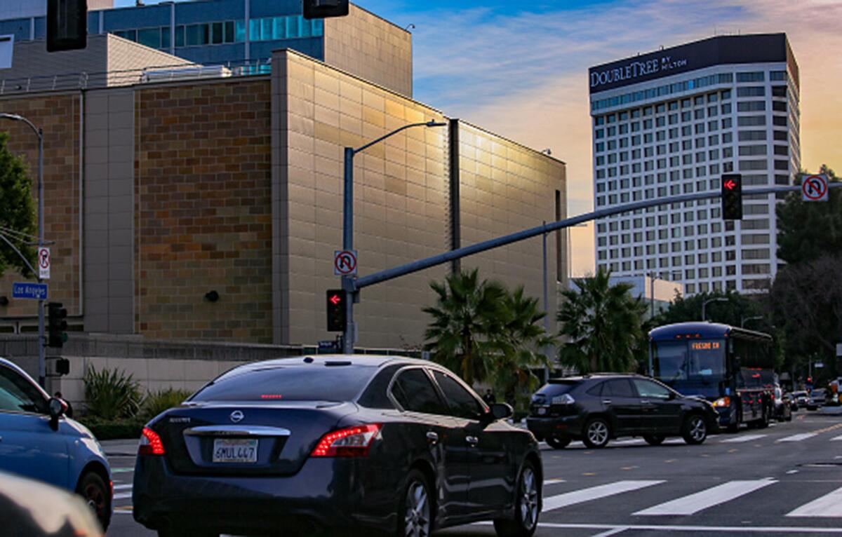 DoubleTree hotel in downtown Los Angeles