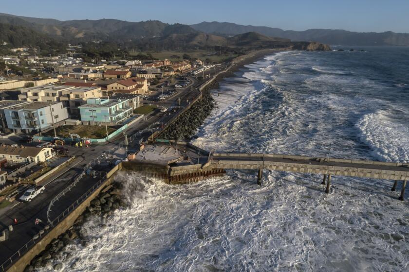 El Niño turns crumbling California pier into climate battleground over what to save — and who pays