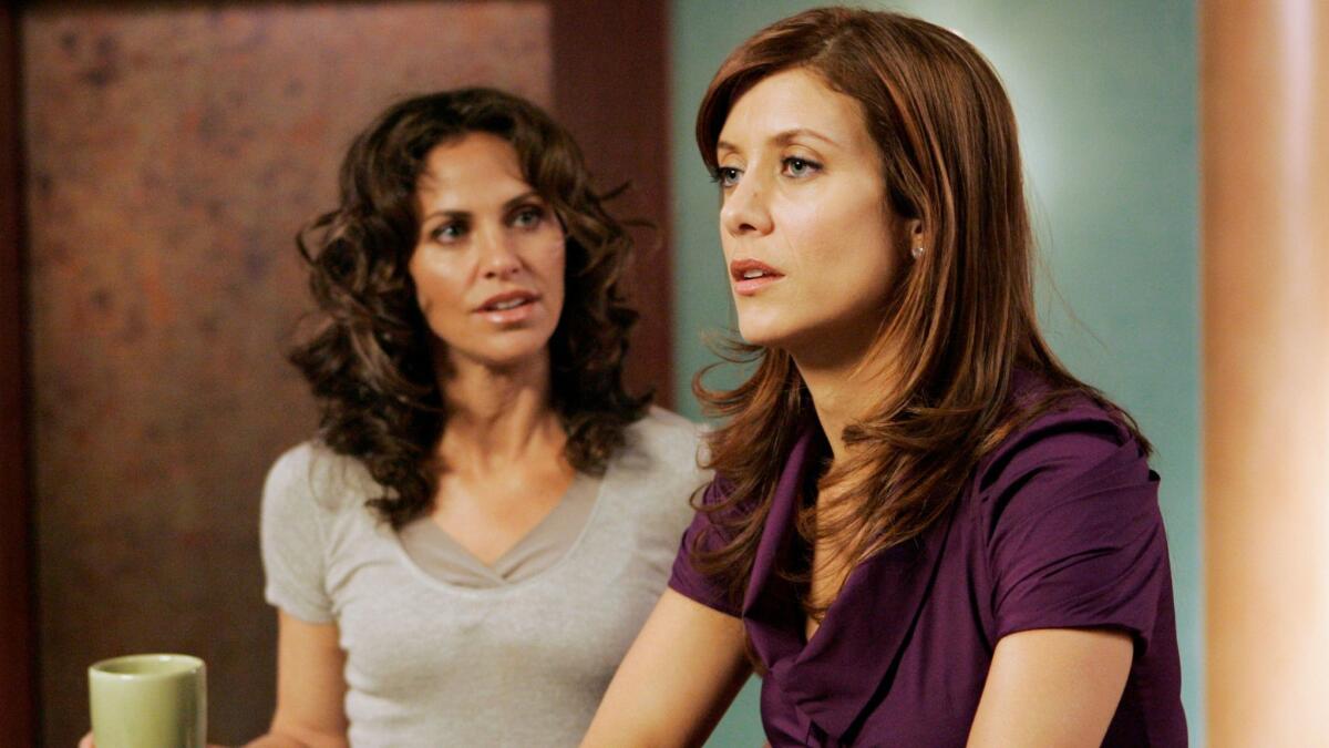 Amy Brenneman, left, and Kate Walsh in a scene from "Private Practice." (CRAIG SJODIN / ABC)