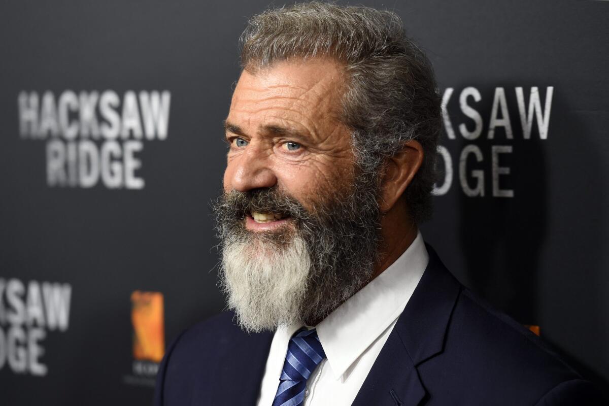 Mel Gibson at the Australian premiere of his new film, "Hacksaw Ridge."