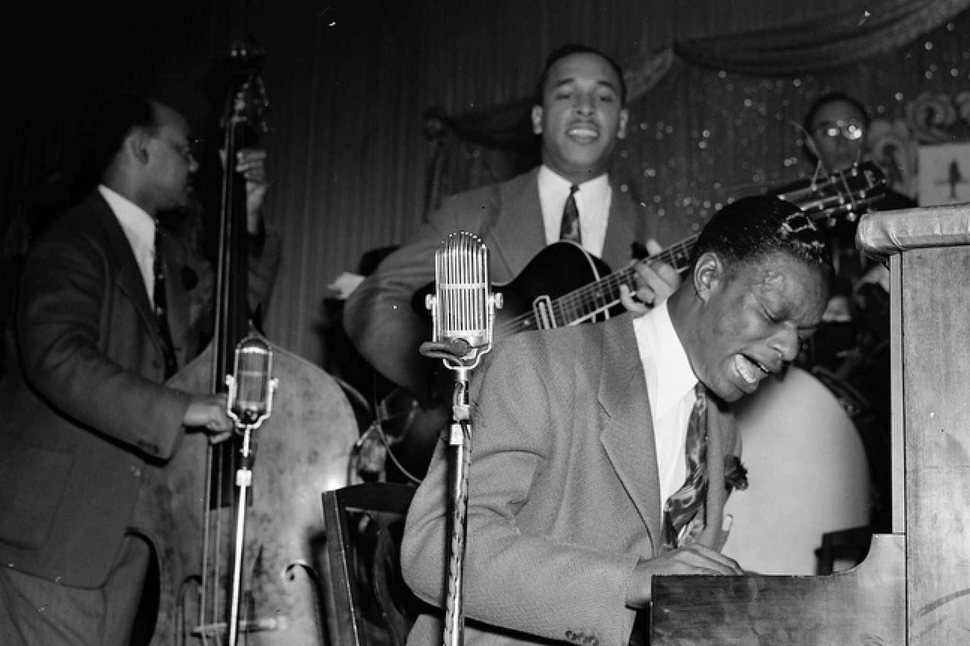 Nat King Cole, in an undated photo, was among the big names who performed on Central Avenue.