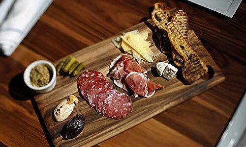 Westside Tavern does a fine California cheese and cured meats platter, which changes depending on whats on hand.