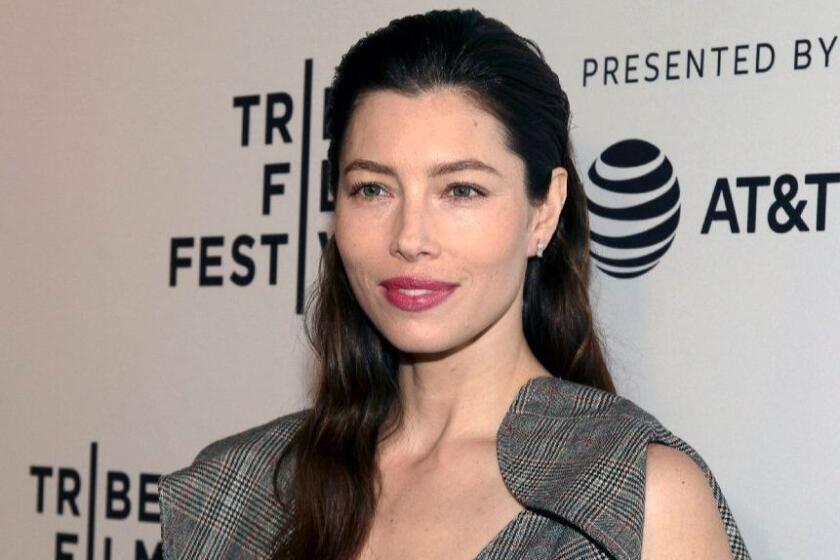 FILE - In this April 25, 2017 file photo, Jessica Biel attends the screening of "The Sinner," during the 2017 Tribeca Film Festival, at SVA Theatre in New York. Biel says she’s not opposed to vaccinations, but she does not support a bill in California that would limit medical exemptions. The actress has drawn criticism after appearing this week in Sacramento with vaccination skeptic Robert F. Kennedy Jr. to voice concerns about the measure. Biel posted on Instagram that she supports children getting vaccinated and she also supports families having the “right to make educated medical decisions for their children alongside their physicians.” (Photo by Andy Kropa/Invision/AP, File)