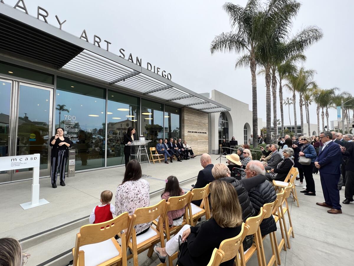 MCASD Chief Executive Kathryn Kanjo calls the La Jolla redesign “a massive and masterful transformation.”