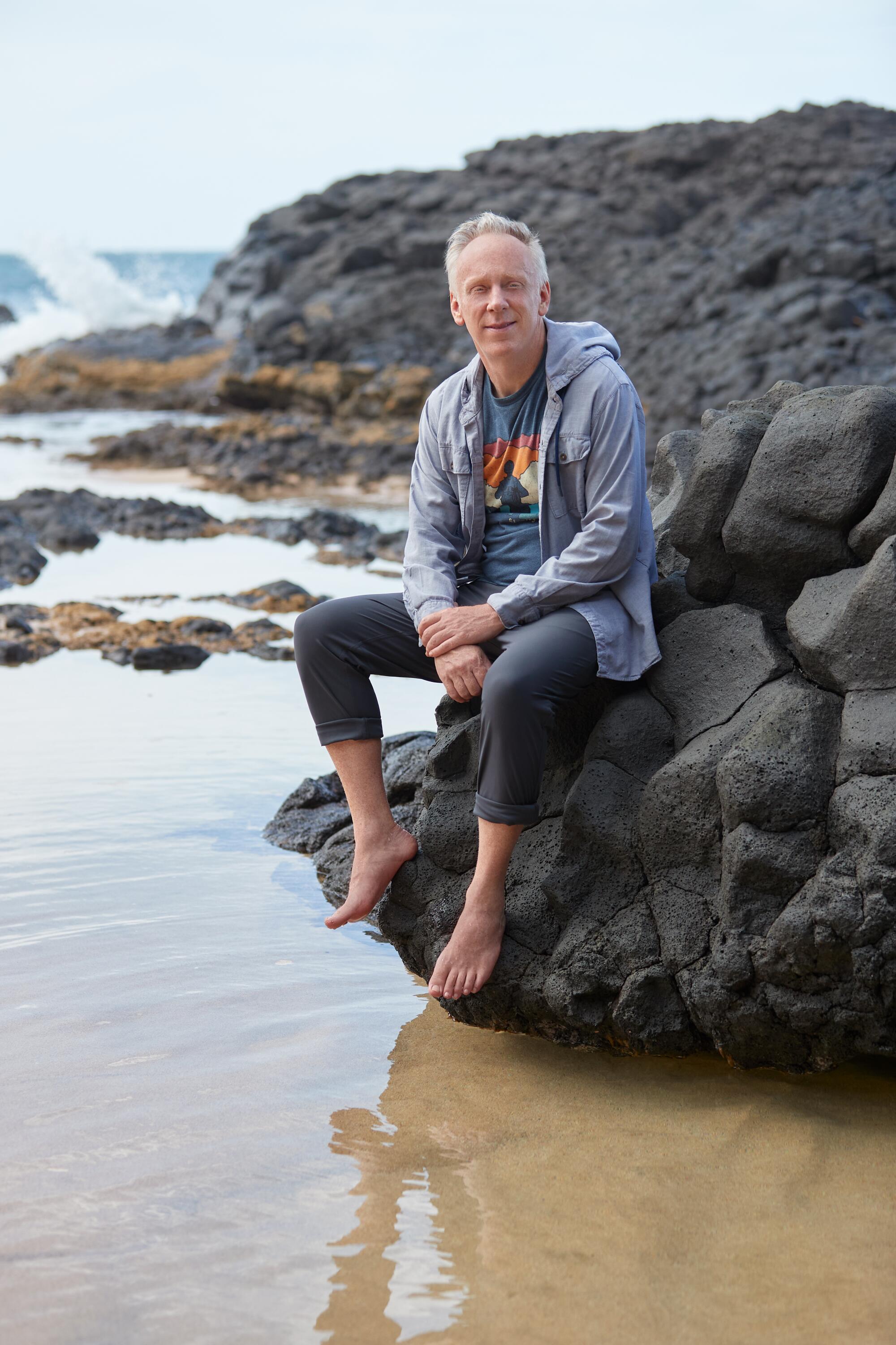Mike White on the beach in Hawaii