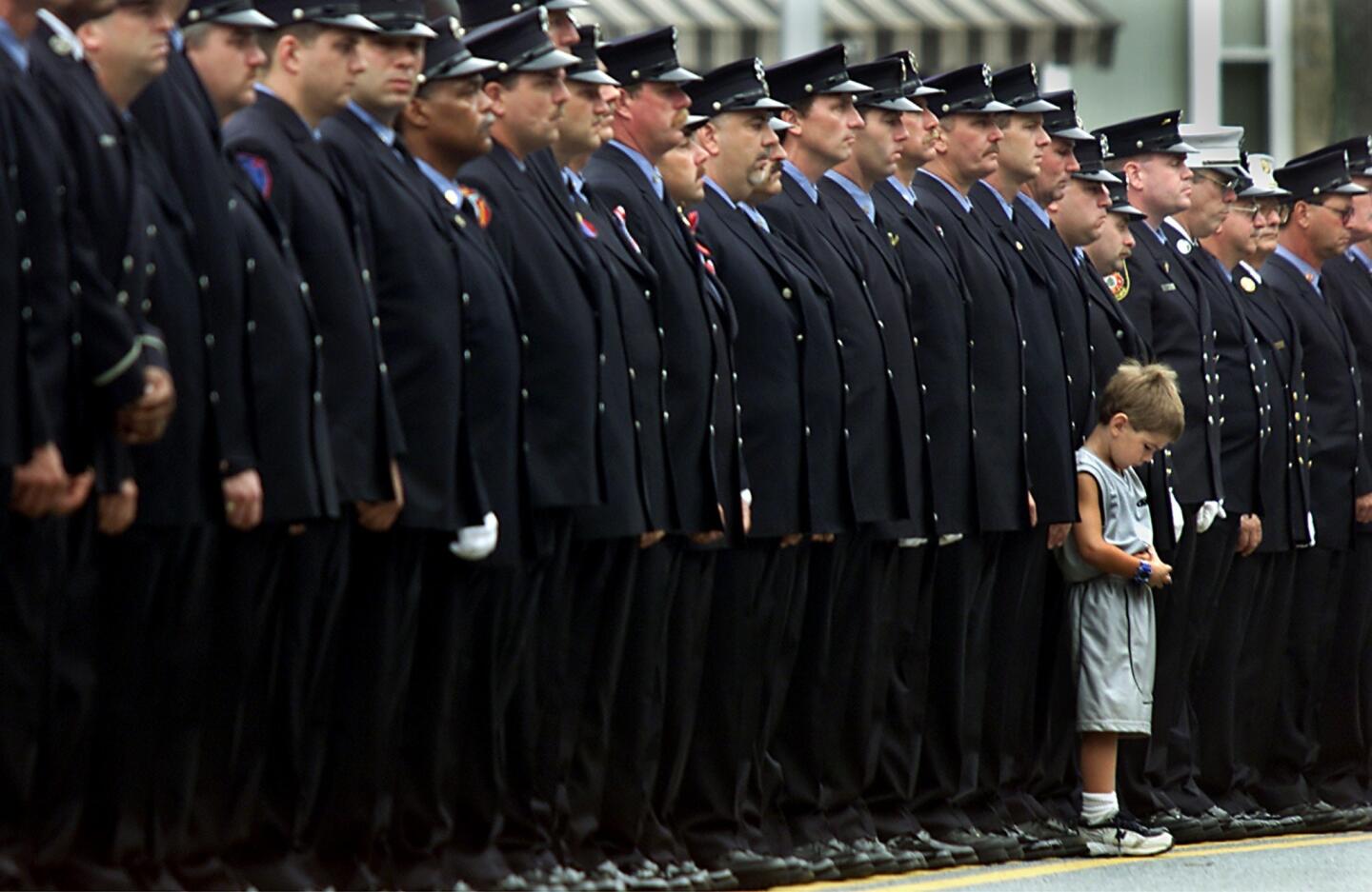 Firefighter funeral