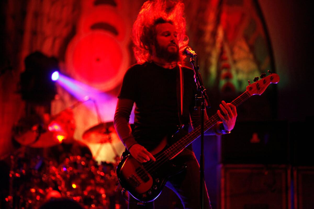 Mastodon's new album, "Once More Around the Sun" underlines the complexity of a band that straddles rock and heavy music. Singer-bassist Troy Sanders and Mastodon are set to perform Friday at the Fox Theatre in Pomona.