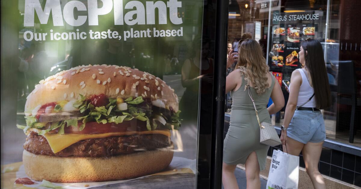 McDonald’s plant-based burger fizzles out — even in San Francisco, company says