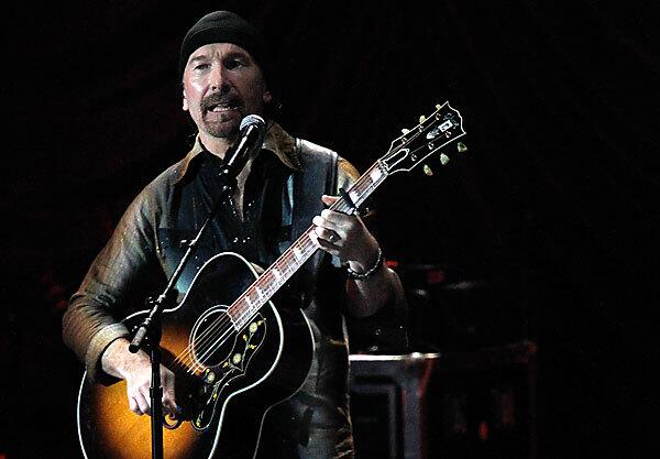U2 guitarist the Edge