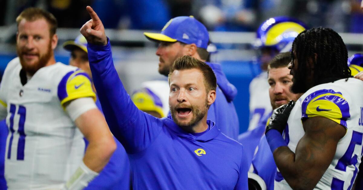 Sean McVay: Rebuilt Rams are similar to Super Bowl-bound team