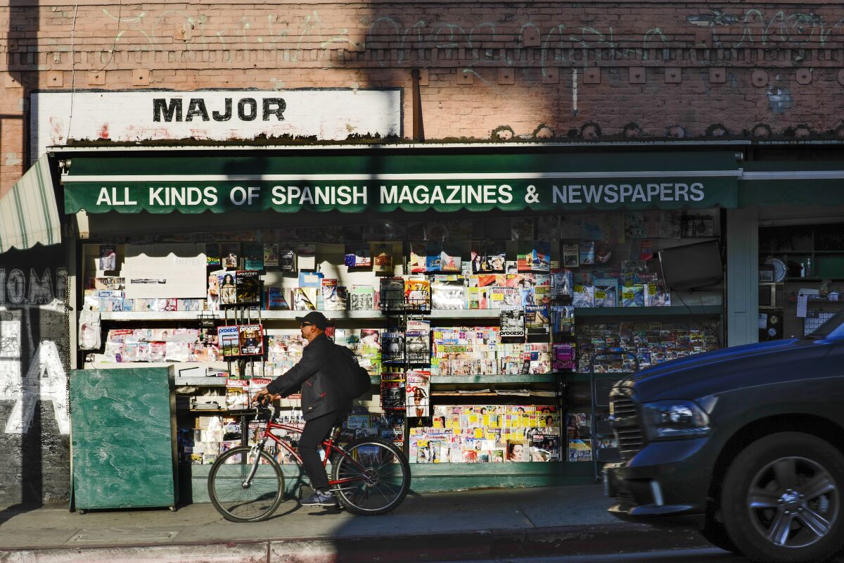 Several people have owned the newsstand over the generations — years during which Boyle Heights went from a true polyglot melting pot of Mexican, Jewish, Italian, Eastern European, Japanese and other people to one of L.A.'s capitals of Mexican American culture.