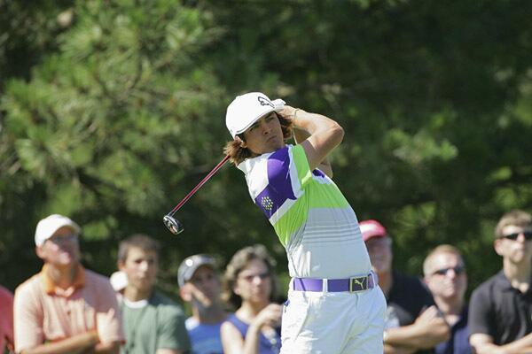 No. 10 -- Rickie Fowler: The hat and the hair to go with the clothes.