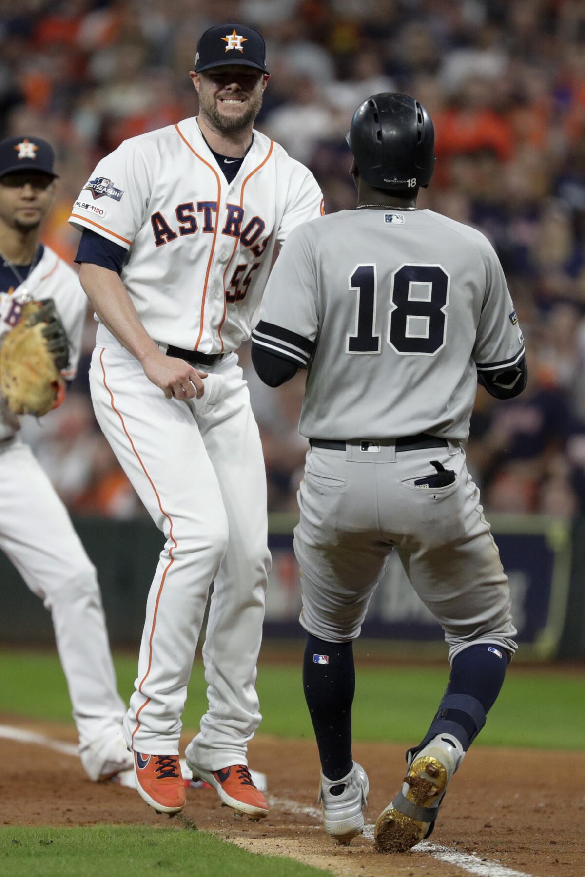 Astros' Pressly reinjures knee, good to go for World Series - The