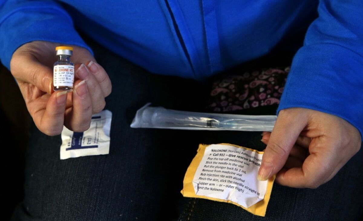 Antidote for opioid overdoses a prescription - Los Times