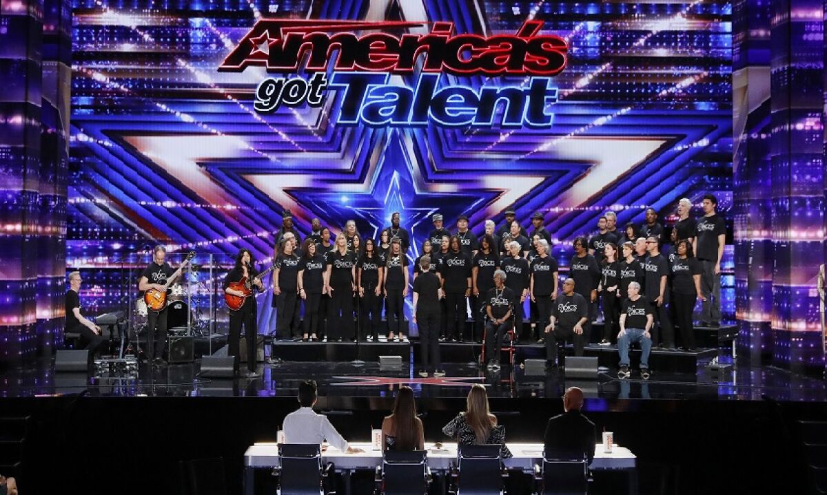 San Diego's Voice of Our City Choir, composed largely of homeless people, will perform Tuesday on America's Got Talent.