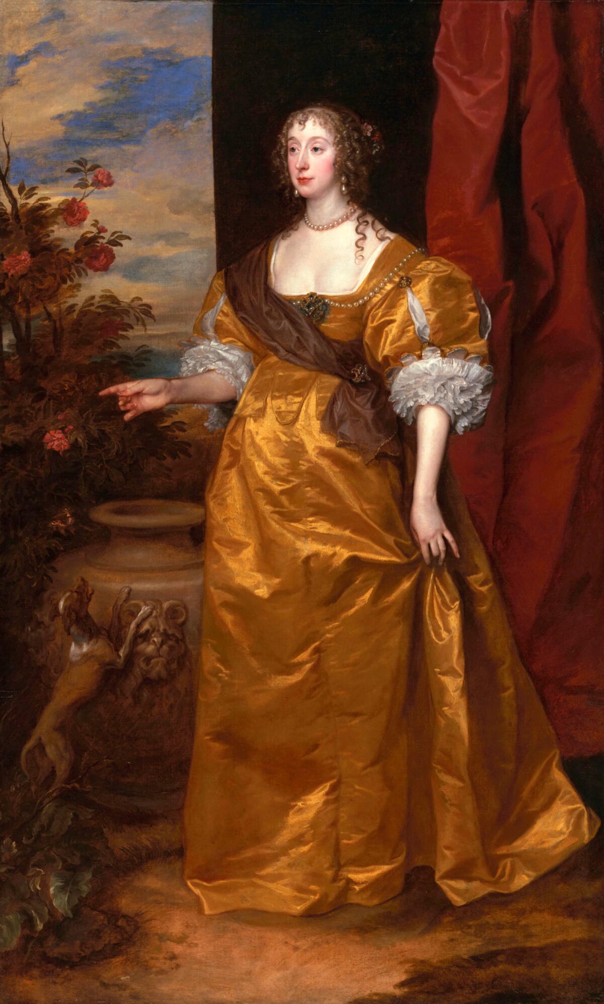 Anthony van Dyck, "Anne Kirke," circa 1637; oil on canvas
