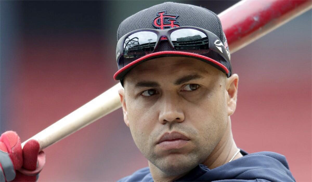 Cardinals outfielder Carlos Beltran will make his first World Series appearance of his 16-year career when St. Louis takes the field in Boston to take on the Red Sox on Wednesday.