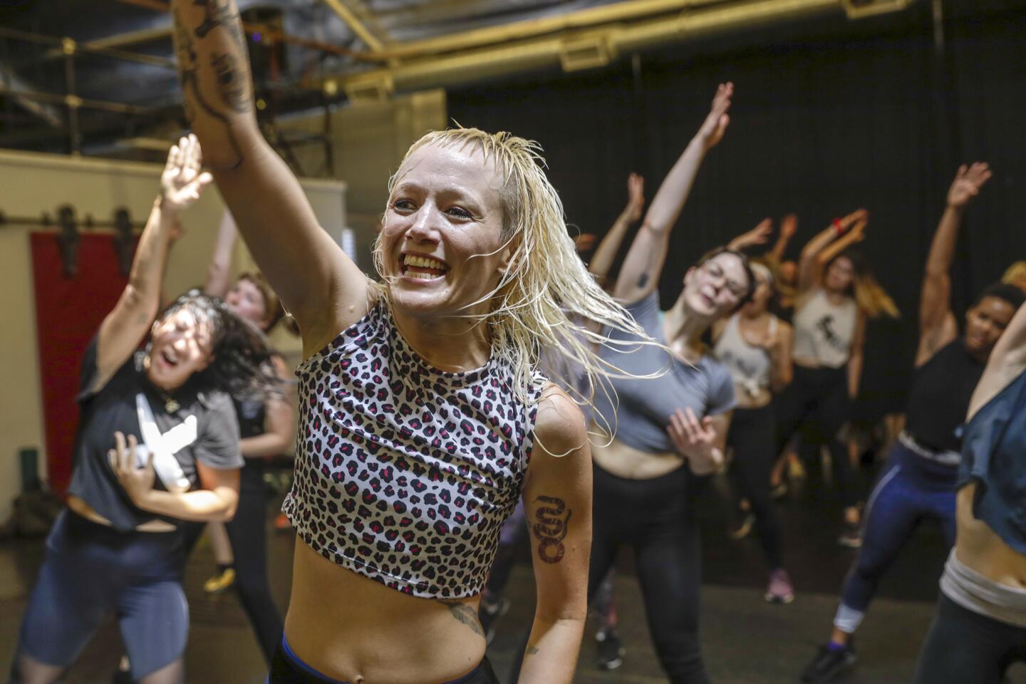 Pony Sweat creator Emilia Richeson calls her dance aerobics classes "a fiercely noncompetitive dance space."