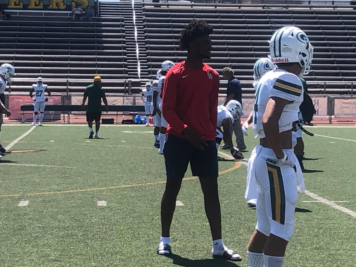 Traeshon Holden, a receiver for Narbonne who has missed the first two games while waiting for the CIF to rule on his eligibility, has been cleared to play for the Gauchos on Friday against St. Paul.