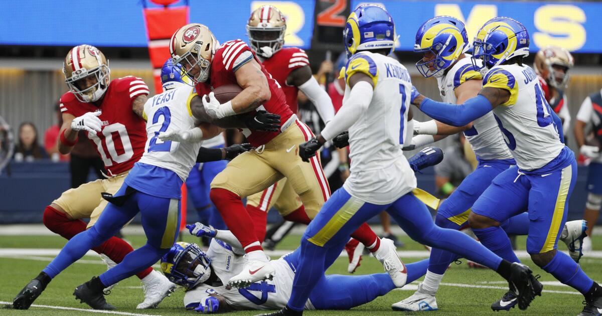 Rams' 31-10 loss to the San Francisco 49ers by the numbers - Los Angeles  Times