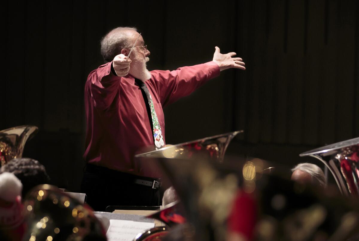 Scott Wilkinson has conducted TubaChristmas for five years now.