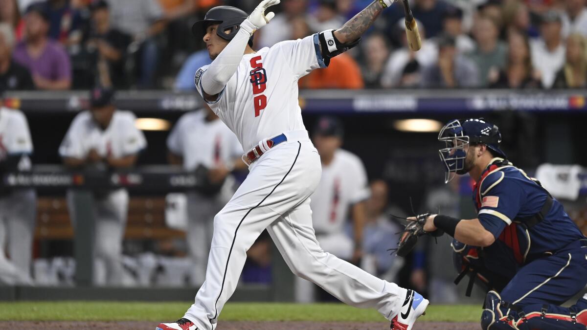 Padres' Manny Machado, Mark Melancon and Jake Cronenworth discuss being in  Denver for All-Star Game 