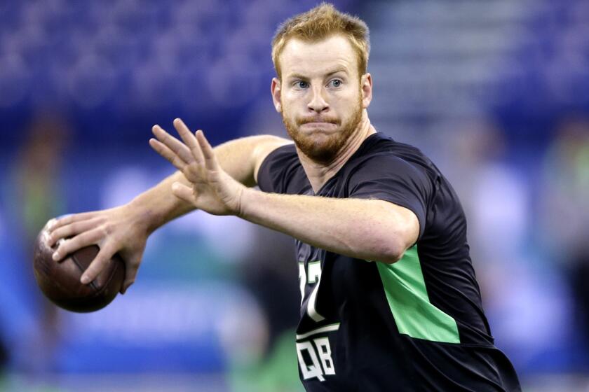 Will the Rams rolls the dice after trading up to No. 1 and select North Dakota State quarterback Carson Wentz? Some believe he might be a franchise QB in the future.