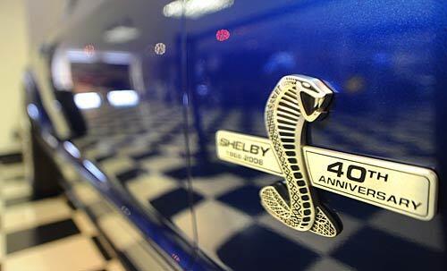 The 40th anniversary version of a Shelby Mustang is at the Shelby Automobiles Museum in Las Vegas.