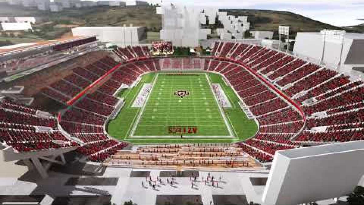 Aztec Stadium 250m And 5 Years Away The San Diego Union Tribune