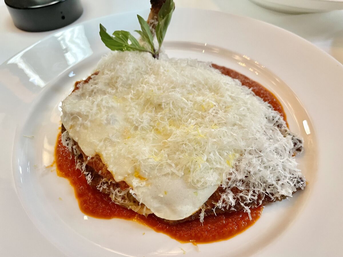 Chicken parmesan from Tommy's Beverly Hills.